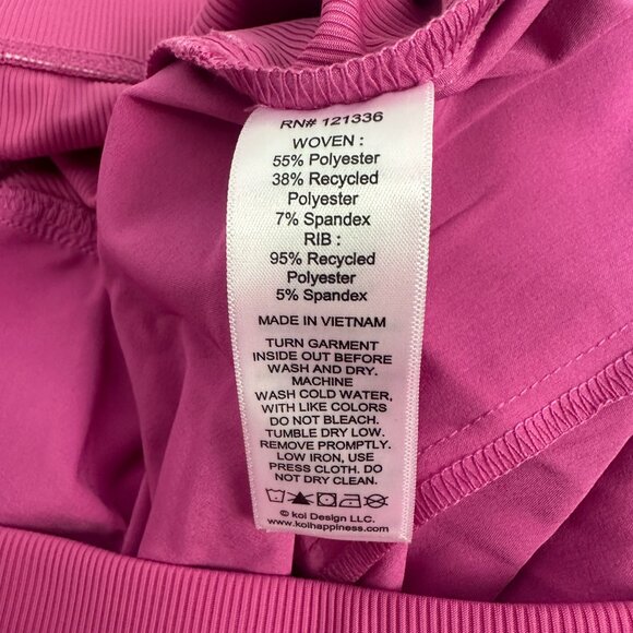 Planet Koi Terra Pink Nova Petite Pants 3X Moisture Wicking Quick Dry RN121336 - Picture 5 of 5